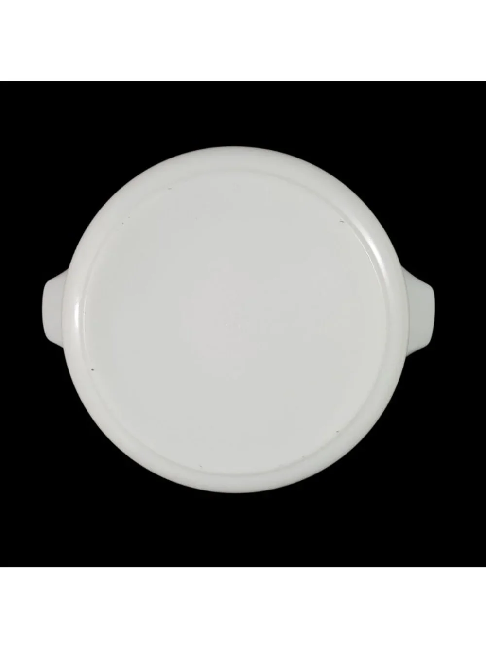 Vtg Pyrex Moon Deco 475-B 2.5 Quart Mixing Casserole Dish White Red Dot No Lid